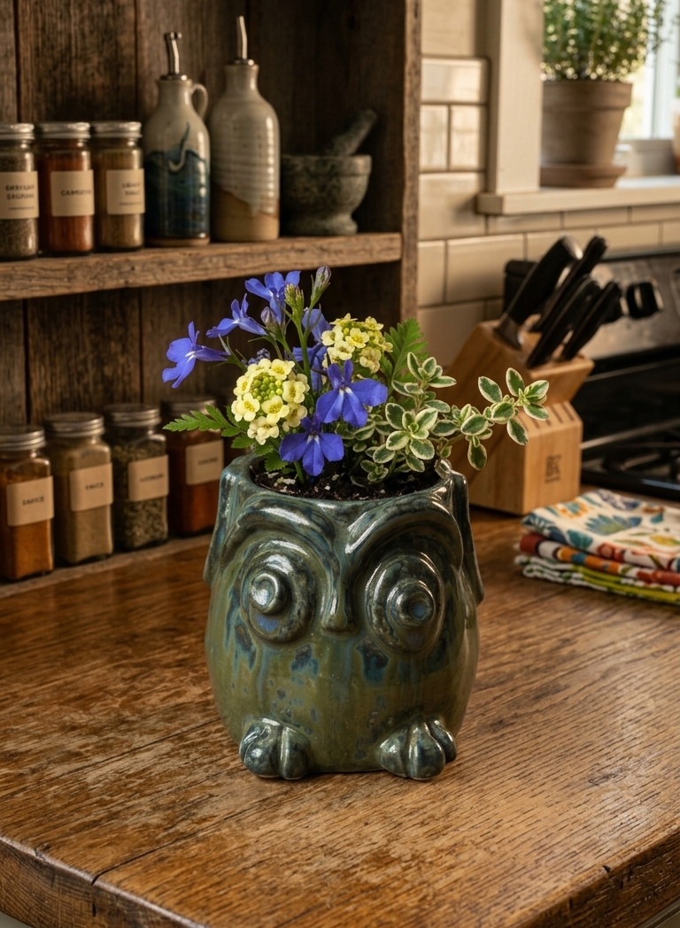 Owl Pot