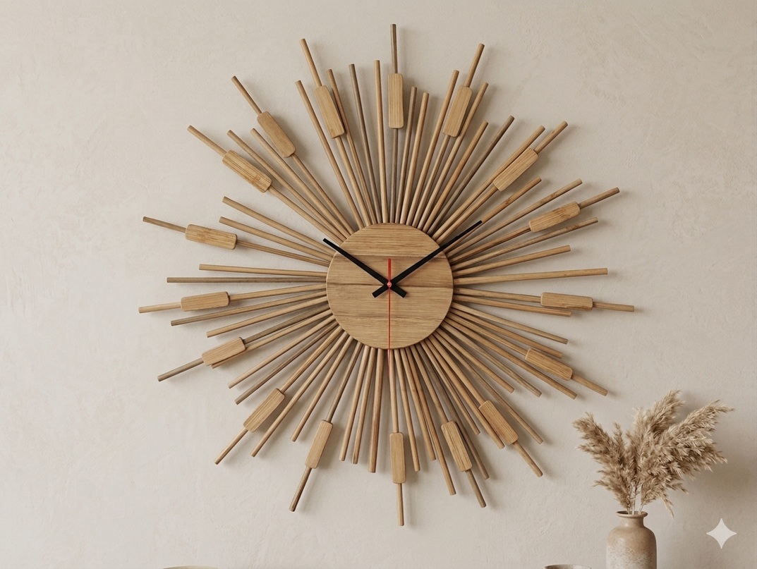 Bamboo Clock